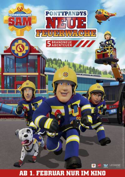 Filmplakat Feuerwehrmann Sam - Pontypandys neue Feuerwache