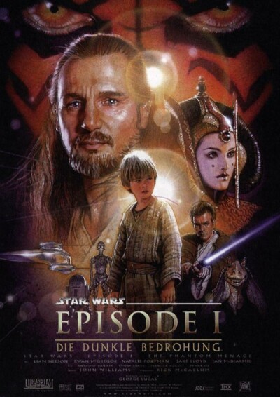 Filmplakat Star Wars: Episode I - Die Dunkle Bedrohung